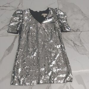 Michael Kors Shimmering Silver  Dress